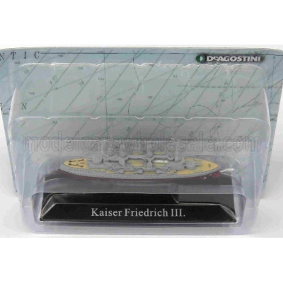 EDICOLA WARSHIP KAISER FRIEDRICH III LINER WARSHIP GERMANY 1896 - MILITARY 1/1250