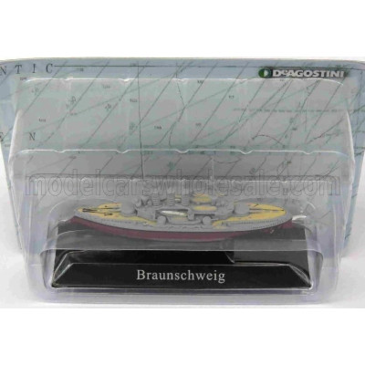 EDICOLA WARSHIP BRAUNSCHWEIG LINER WARSHIP GERMANY 1902 - MILITARY 1/1250