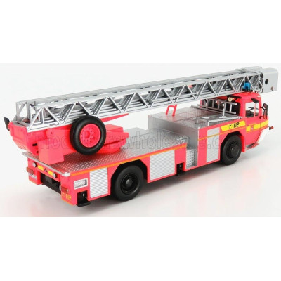 EDICOLA IVECO MAGIRUS DLA-K 23-12 SCALA LADDER TRUCK GERMANY 2003 - RED SILVER 1/43