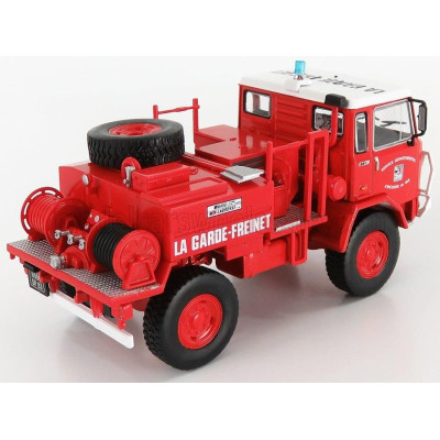 EDICOLA IVECO FIAT 75PC TANKER TRUCK FIRE FIGHTING FOREST FRANCE 1974 - RED WHITE 1/43