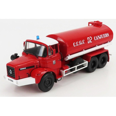 EDICOLA RENAULT VI GBH 280 6X6 TANKER TRUCK FRANCE 1984 - RED 1/43
