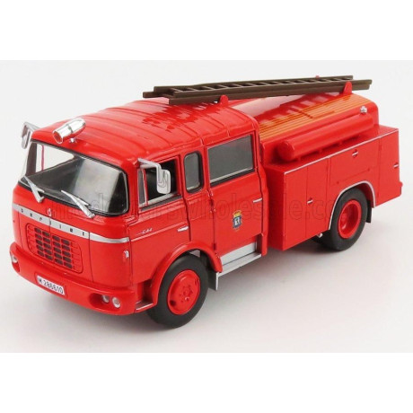 EDICOLA BERLIET GAK 17 FTP TANKER FIRE ENGINE FRANCE 1960 - RED 1/43