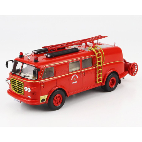 EDICOLA PEGASO Z-203 TANKER TRUCK MOFLETES SPAIN 1960 - RED 1/43