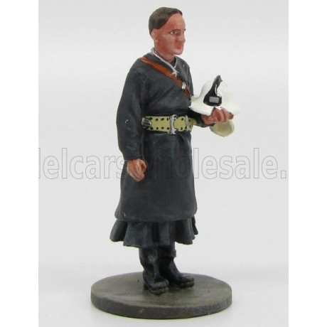 EDICOLA FIGURES VIGILI DEL FUOCO VIGILE DEL FUOCO POLACCO 1997 - POLISH FIREMAN - DARK GREY 1/32