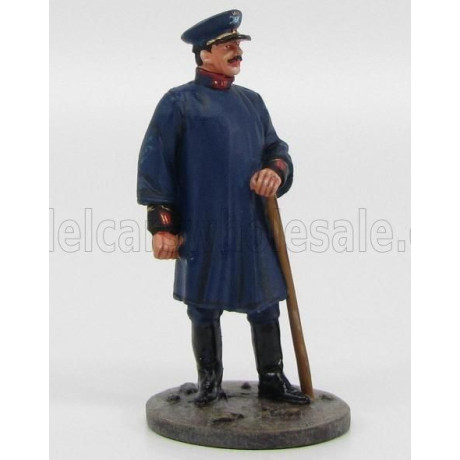 EDICOLA FIGURES VIGILI DEL FUOCO VIGILE DEL FUOCO SPAGNOLO MADRID 1951 - SPANISH FIREMAN - BLUE 1/32