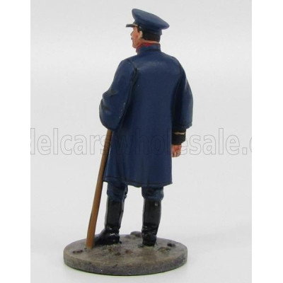 EDICOLA FIGURES VIGILI DEL FUOCO VIGILE DEL FUOCO SPAGNOLO MADRID 1951 - SPANISH FIREMAN - BLUE 1/32