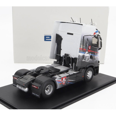 ELIGOR RENAULT T-LINE HIGH TRACTOR TRUCK LILLE 2-ASSI 2021 - BLACK WHITE 1/43