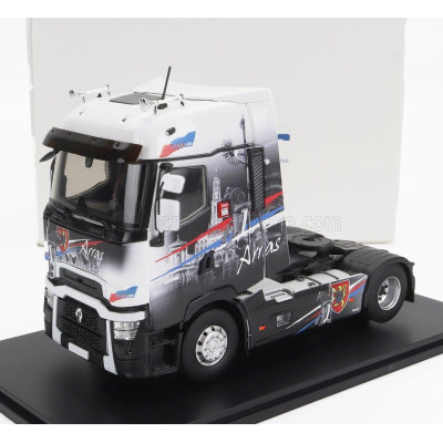 ELIGOR RENAULT T-LINE HIGH TRACTOR TRUCK ARRAS 2-ASSI 2021 - BLACK WHITE 1/43
