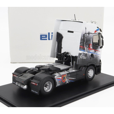 ELIGOR RENAULT T-LINE HIGH TRACTOR TRUCK ARRAS 2-ASSI 2021 - BLACK WHITE 1/43