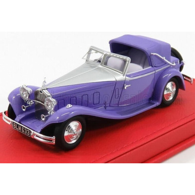 EVRAT DELAGE D8S CABRIOLET OPEN FERNANDEZ ET DARRIN sn38229 1934 - PURPLE 1/43
