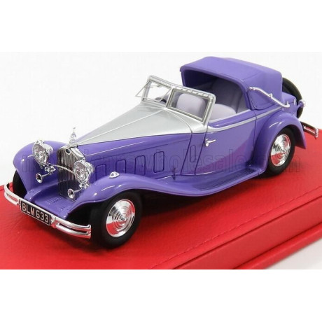 EVRAT DELAGE D8S CABRIOLET OPEN FERNANDEZ ET DARRIN sn38229 1934 - PURPLE 1/43