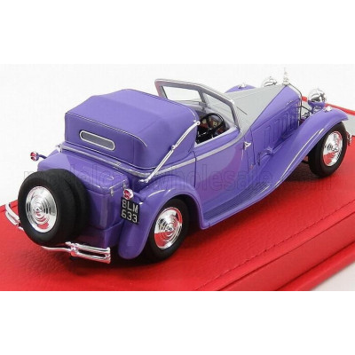 EVRAT DELAGE D8S CABRIOLET OPEN FERNANDEZ ET DARRIN sn38229 1934 - PURPLE 1/43