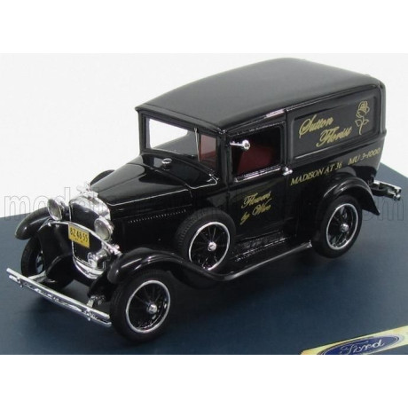 GENUINE FORD PARTS FORD USA MODEL-A VAN SUTTON FLORIST 1931 - BLACK 1/43