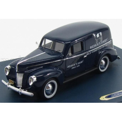 GENUINE FORD PARTS FORD USA PANEL VAN BEDICK'S DAIRY MILK EGGS CREAM BUTTER 1940 - BLUE 1/43