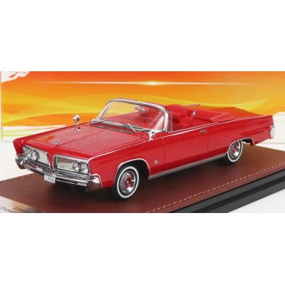 GLM MODELS IMPERIAL CROWN CONVERTIBLE SOFT-TOP OPEN 1964 - RED 1/43