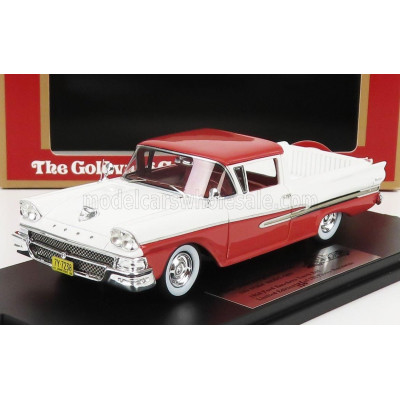 GOLDVARG FORD USA RANCHERO PICK-UP 1958 - RED WHITE 1/43
