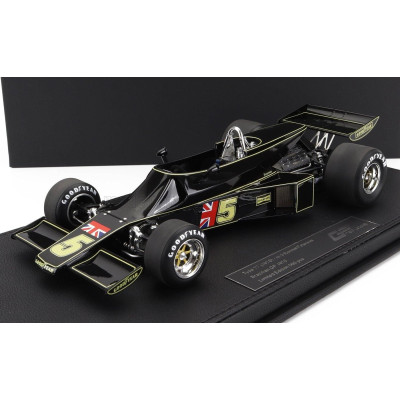 GP REPLICAS LOTUS F1 77 JOHN PLAYER TEAM LOTUS N 5 BRAZILIAN GP 1976 RONNIE PETERSON - JPS BLACK GOLD 1/18