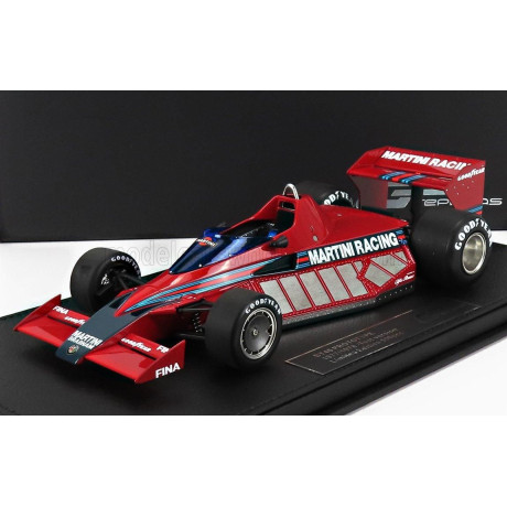 GP REPLICAS BRABHAM F1  BT46 ALFA ROMEO PROTOTYPE MARTINI RACING N 0 1977  - CON VETRINA - WITH SHOWCASE - RED 1/18