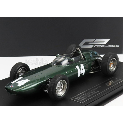 GP REPLICAS BRM F1 P57 BRM TEAM N 14 WINNER ITALIAN GP MONZA WORLD CHAMPION 1962  GRAHAM HILL - CON VETRINA - WITH SHOWCASE - GR