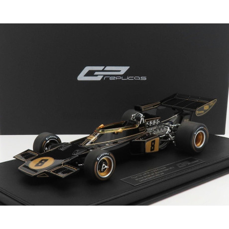 GP REPLICAS LOTUS F1 72D JOHN PLAYER TEAM LOTUS N 8 WINNER BRITISH GP BRANDS HATCH - WORLD CHAMPION - 15 July 1972 EMERSON FITTI
