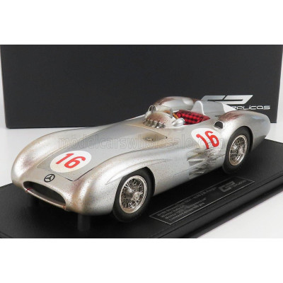 GP REPLICAS MERCEDES BENZ F1  W196R STREAMLINERS N 16 WINNER MONZA ITALY GP (DIRTY VERSION) JUAN MANUEL FANGIO 1954 WORLD CHAMPI
