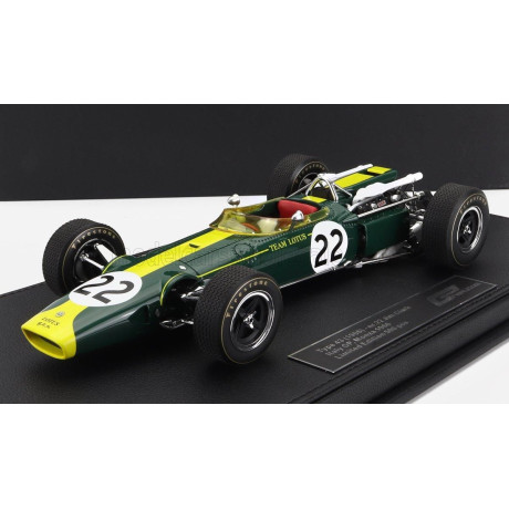 GP REPLICAS LOTUS F1  43 SCUDERIA LOTUS TEAM N 22 MONZA GP ITALY 1966 JIM CLARK - BRITISH RACING GREEN 1/18