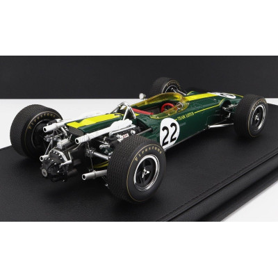 GP REPLICAS LOTUS F1  43 SCUDERIA LOTUS TEAM N 22 MONZA GP ITALY 1966 JIM CLARK - BRITISH RACING GREEN 1/18