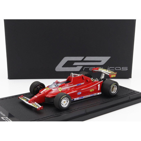 GP REPLICAS FERRARI F1  126C N 1 SEASON 1980 JODY SCHECKTER - RED 1/43