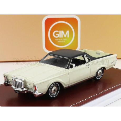 GREAT ICONIC MODELS LINCOLN CONTINENTAL MARK III FARM AND RANCH 1971 - WHITE 1/43