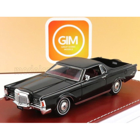 GREAT ICONIC MODELS LINCOLN CONTINENTAL MARK III FARM AND RANCH 1971 - BLACK 1/43