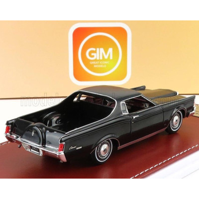 GREAT ICONIC MODELS LINCOLN CONTINENTAL MARK III FARM AND RANCH 1971 - BLACK 1/43