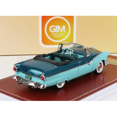 GREAT ICONIC MODELS FORD USA FAIRLANE SUNLINER CABRIOLET 1955 - GREEN POLY - SEA HAZE GREEN 1/43