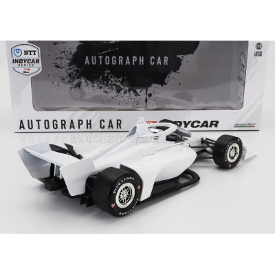 GREENLIGHT CHEVROLET N 0 INDIANAPOLIS INDY 500 INDYCAR SERIES AUTOGRAPH CAR VERSION 2022 - WHITE 1/18