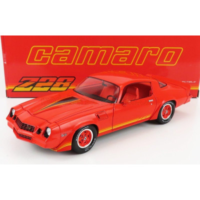 GREENLIGHT CHEVROLET CAMARO Z/28 TURBO Z COUPE 1981 - ORANGE 1/18