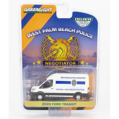 GREENLIGHT FORD ENGLAND TRANSIT VAN LWB HIGH ROOF WEST PALM BEACH FLORIDA POLICE DEPARTMENT HOSTAGE-CRISIS NEGOTIATION TEAM 2020