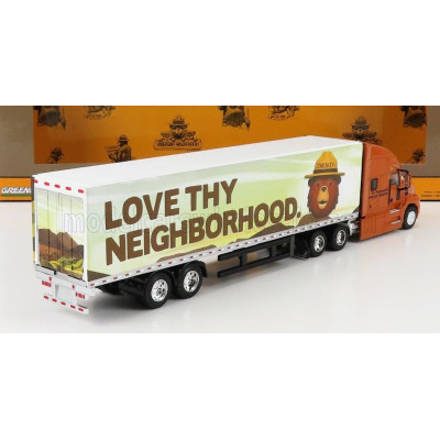 GREENLIGHT MACK ANTHEM TRUCK 2019 - HELP PREVENT WILDFIRES SMOKEY BEAR - LIGHT BROWN WHITE 1/64