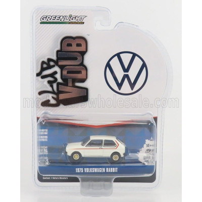 GREENLIGHT VOLKSWAGEN GOLF RABBIT 1975 - WHITE 1/64