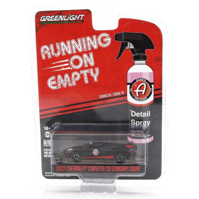GREENLIGHT CHEVROLET CORVETTE C8 STINGRAY COUPE 2022 - BLACK 1/64