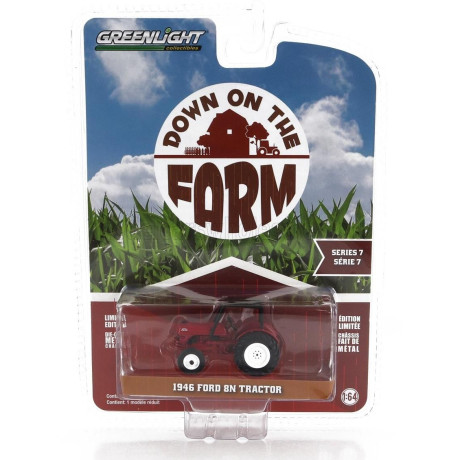 GREENLIGHT FORD USA 8N TRACTOR 1946 - RED 1/64
