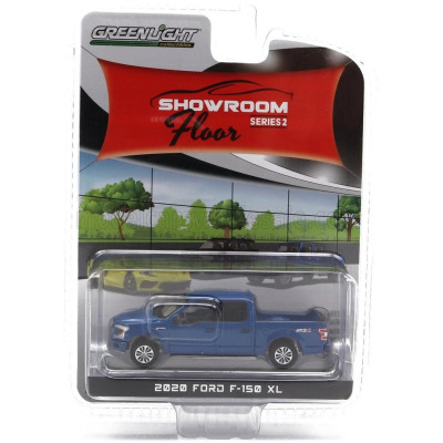 GREENLIGHT FORD USA F-150 XL PICK-UP 2020 - BLUE 1/64