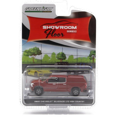 GREENLIGHT CHEVROLET SILVERADO LTD PICK-UP HIGH COUNTRY 2022 - RED 1/64