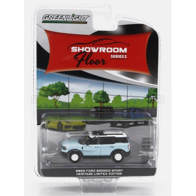GREENLIGHT FORD USA BRONCO SPORT HERITAGE EDITION 2023 - LIGHT BLUE 1/64