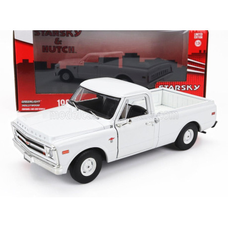 GREENLIGHT CHEVROLET C-10 PICK-UP 1968 - STARSKY AND HUTCH - WHITE 1/24