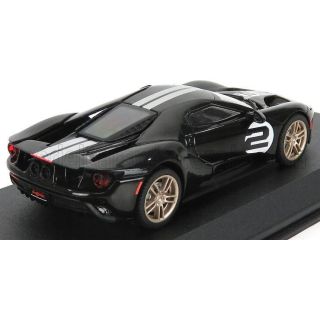 GREENLIGHT FORD USA GT N 2 HERITAGE EDITION 2019 - BLACK SILVER 1/43