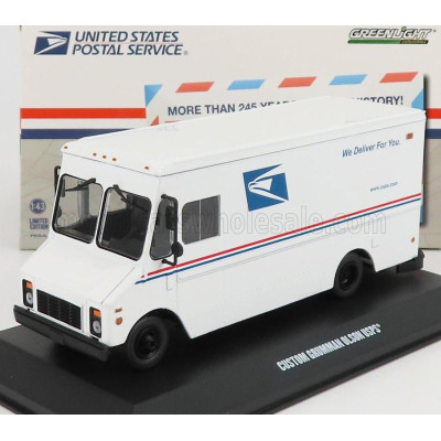 GREENLIGHT GRUMMAN OLSON LLV TRUCK UNITED STATES POSTAL SERVICE DELIVERY 1993 - WHITE 1/43