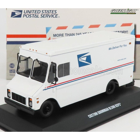 GREENLIGHT GRUMMAN OLSON LLV TRUCK UNITED STATES POSTAL SERVICE DELIVERY 1993 - WHITE 1/43