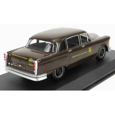 GREENLIGHT CHECKER TAXI CAB UPS CANADA 1975 - BROWN 1/43