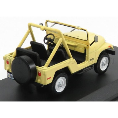 GREENLIGHT JEEP CJ-5 OPEN 1976 - CHARLIE'S ANGELS (JULIE ROGER CAR) - BEIGE 1/43
