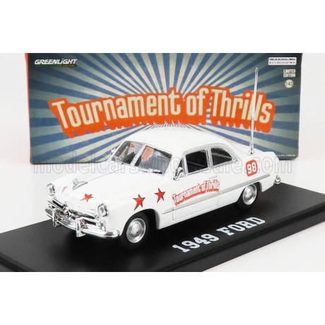 GREENLIGHT FORD USA 1949 THRILLS THRILLS SHOW CAR - WHITE 1/43