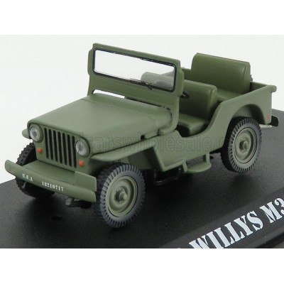 GREENLIGHT JEEP WILLYS M38 OPEN 1950 - M-A-S-H - MILITARY GREEN 1/43